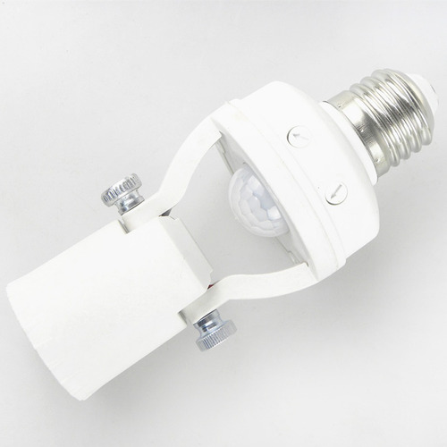 Soporte De Bombilla Tornillo Pir Interruptor Luz Infrarroja