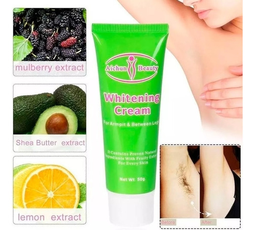 Crema\gel Aclara Blanquea Zona Intima Vikini Pezon Gluteo 50