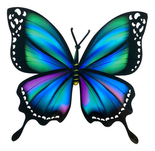 B 3d - Mariposa De Pared Tridimensional (40 Cm, Tamaño Grand