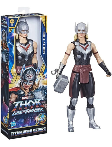 Figura Mighty Thor Con Mazo Titan Hero Marvel 28cm - Hasbro