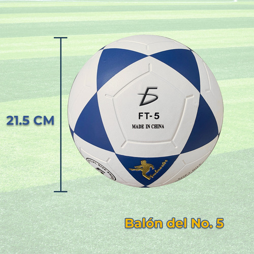 Balón Fútbol #5 Resistente Niños Adultos Deportivo Entreno