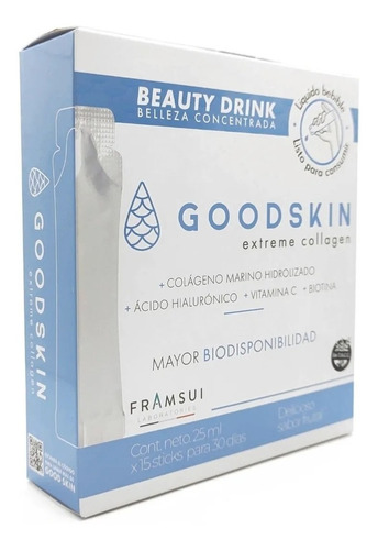 Goodskin Colágeno Concentrado Líquido -  Mayor Absorción  