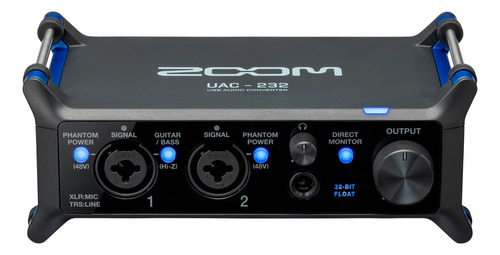 Interfaz Interface De Audio Usb 2.0 Zoom Uac 232 Color Negro