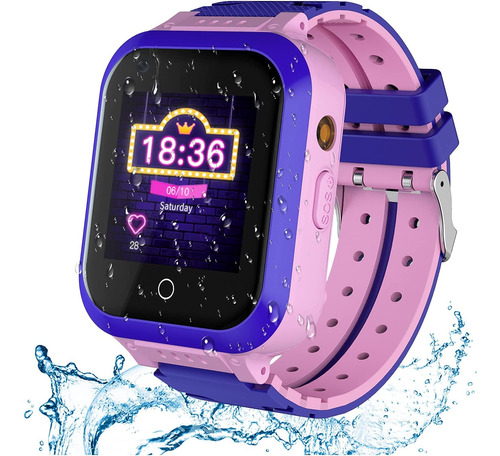 Reloj Inteligente Gps 4g Para Niña Niño Ip67 Impermeable So