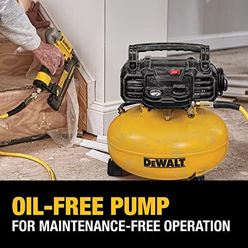 Compresor De Aire Tipo Panqueque Dewalt, 6 Galones, 165 Psi