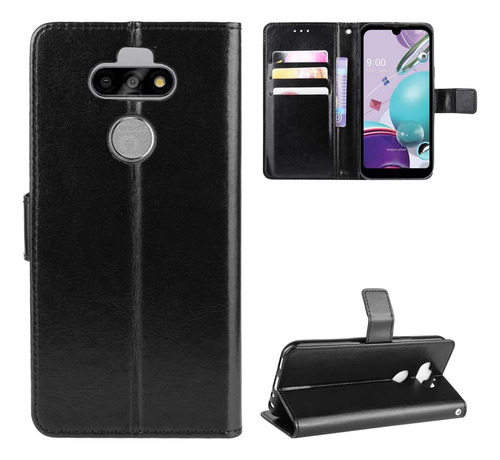 Qiongni Funda Para LG K8x Funda De Piel Con Tapa Tipo Para Q