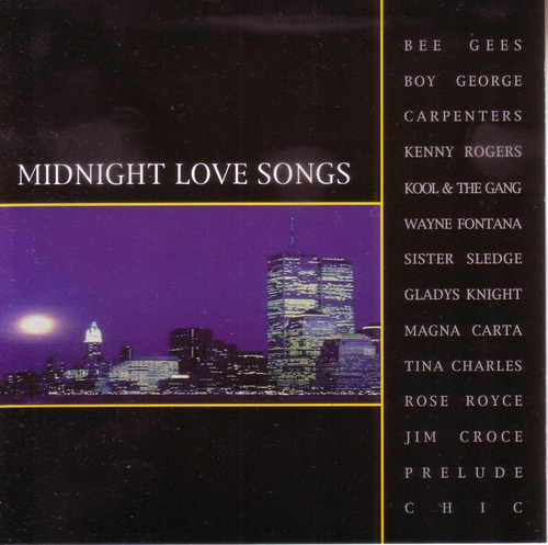 Midnight Love Songs Bee Gees Boy George Carpenters Cd Pvl 
