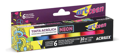 Pintura Acrílica Neon - Versátil Para Diversos Materiais