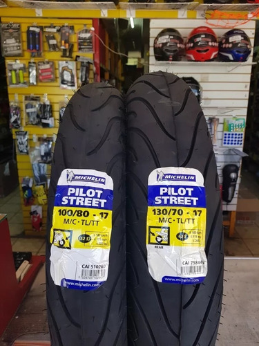 Llantas Michelin 130/70-17 Y 100/80-17 Llantas Nuevas 2019