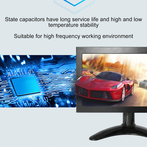 Imagen 8 de 10 de Monitor Pequeño, Pantalla Hd De 8 Pulgadas, Pantalla Ips De
