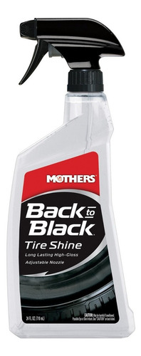Mothers Back To Black Abrillantador De Llantas En Spray Color Transparente