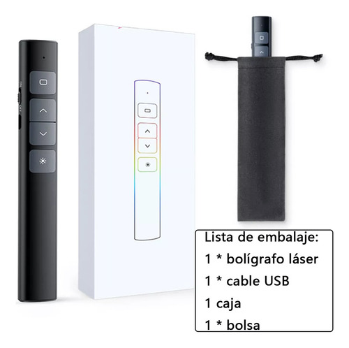 Rechargeable Wireless Laser Pointer Demonstrator 100m Usb