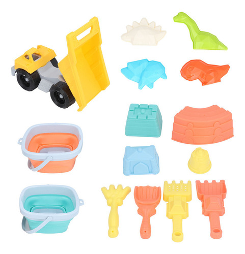 A Conjunto De Baldes De Praia Dobráveis, Brinquedos De Verão