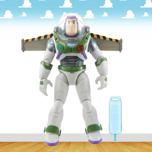Buzz Lightyear Jetpack Figura Con Vapor Luz Y Sonido Mattel