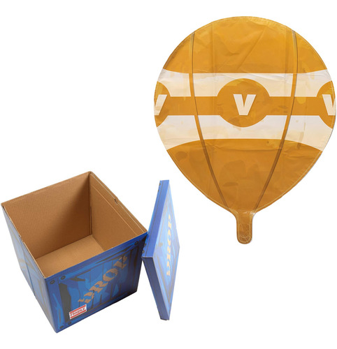 Campliner Caja De Botín Grande A Juego Con Globo Amarillo -