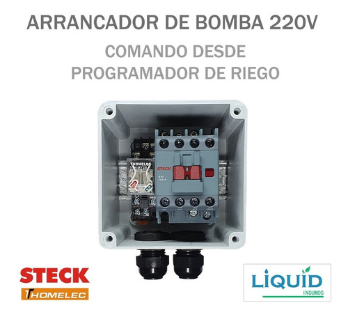 Imagen 4 de 7 de Arrancador Bomba 220v Para Programador Riego Hunter / Rain B
