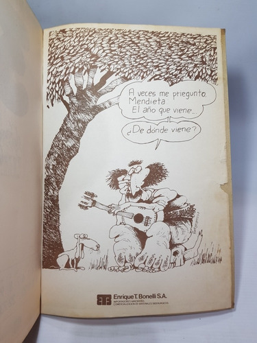 Imagen 9 de 10 de Fontanarrosa Libro Almanaque 1980 Pequeño Doblez Mag 56968