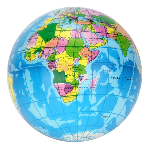 Fweaad Pelota G Con Forma De Mapa Del Mundo Para Aliviar El