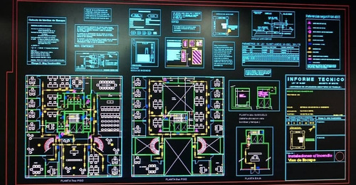 Planos, Proyecto, Planos De Casas, Habilitación, Autocad