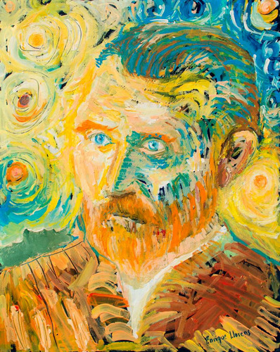 Van Gogh Y Sus Soles Obra De Arte Original Enrique Llorens