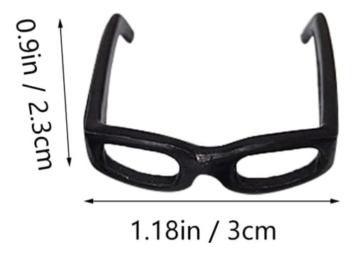 Toddmomy 60 Gafas De Sol De Muñeca Mini Gafas De Vestir Para