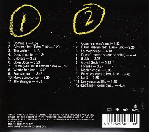 Christine And The Queens Chris 2 Cd Deluxe Edition