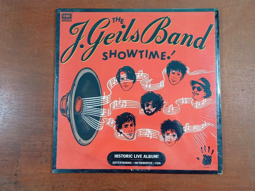 Disco Lp The J. Geils Band - Showtime! (1982) Usa R5