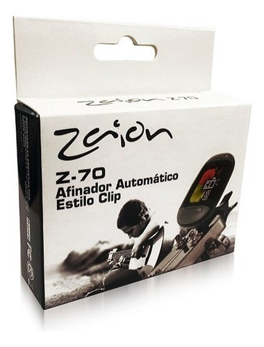 Afinador Automatico Estilo Clip Zaion Z-70 Guitarra Bajo