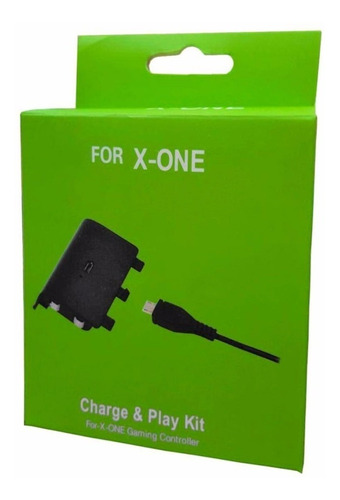 Imagen 3 de 4 de Kit Cargador Cable Xbox One Bateria 8000 Mah Chileclick