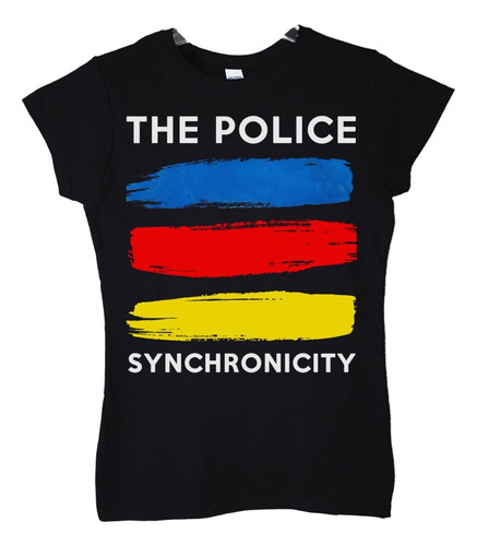 Polera Mujer The Police Synchronicity Rock Abominatron