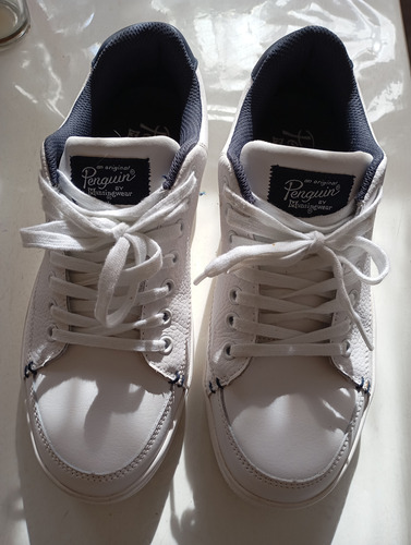 Zapatillas Penguin Brad Hombre Cuero Talle 40 Arg (Usado)