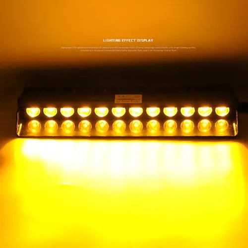 Código De Flash Led: 12 Luces De Sirena Led De La Policía Fe
