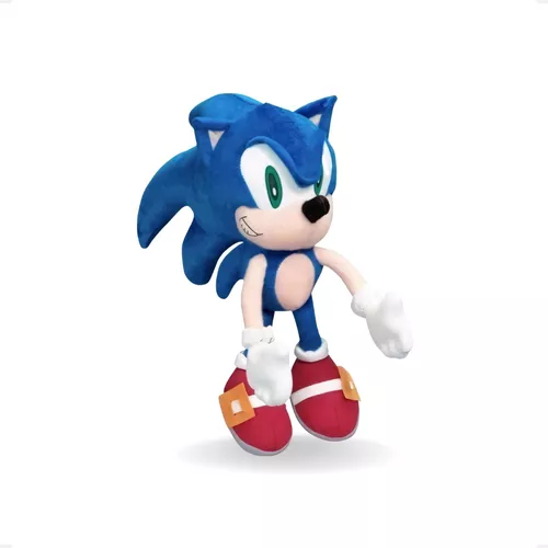 Pelucia Sonic Boneco Tails Knuckles Eggman Shadow Filme