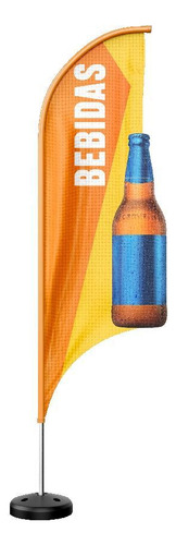 Wind Banner 3d Kit Completo Bebidas Dupla Face Modelos