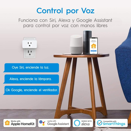 Enchufe Inteligente Wifi - Apple Homekit, Alexa Y Google