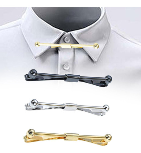 3 Clip De Cuello De Camisa Conjunto De Clip De Cuello