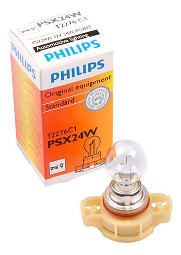 Lâmpada H16 12v Philips Halogena Iluminação Phi12276