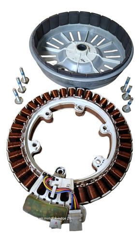 Rotor Estator Lav Daewoo Ws2a28g001 Wr128f001 (Usado)
