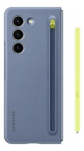 Capa Protetora Samsung Slim Com S Pen Galaxy Z Fold5 Cor Azul