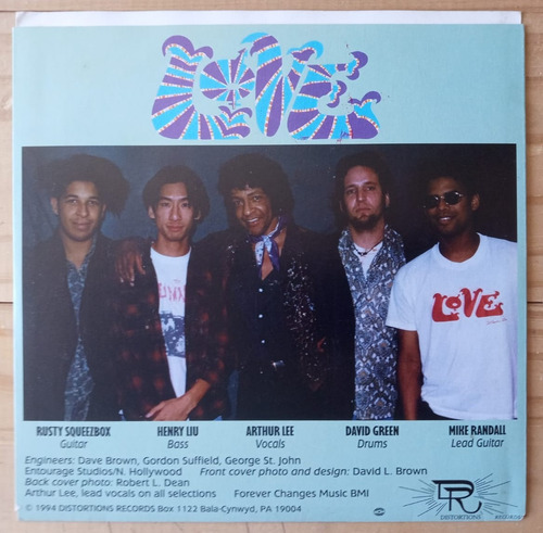 Love With Arthur Lee Girl On Fire 1994 Simple Usa 10 Puntos Estándar (Usado)