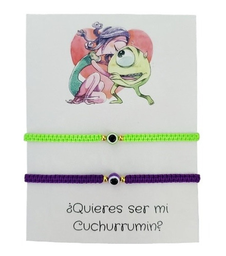 Pulseras Cuchurrumin Novio Novia