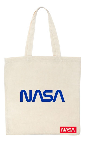 Bolsa Tote Bag Nasa Worm Blue