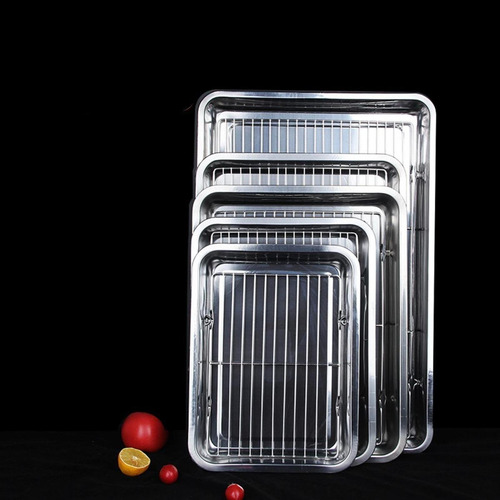 Bandeja Para Hornear Con Estante, Bandeja 36cmx27cmx48cm