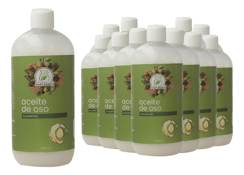  Shampoo Aceite De Oso Cabello Dañado (500ml) 12 Pack