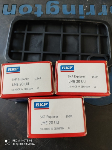 Rodamiento Lineal Lme 20 Uu Ball Bushing Skf Original