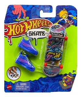 Hot Wheels Skate Multipack De Patineta Y Tenis Tony Hawk