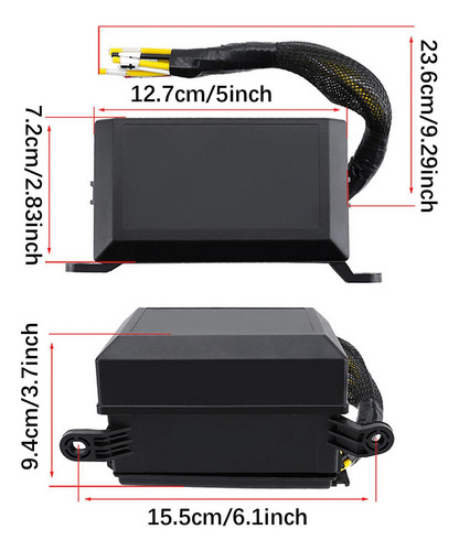 Caja De Relé Genérica De 12 V, Panel De Relé, Bloque De