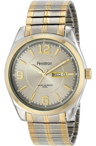 Reloj Para Hombre Armitron 20/4591, Día/fecha, Pulso Metalic