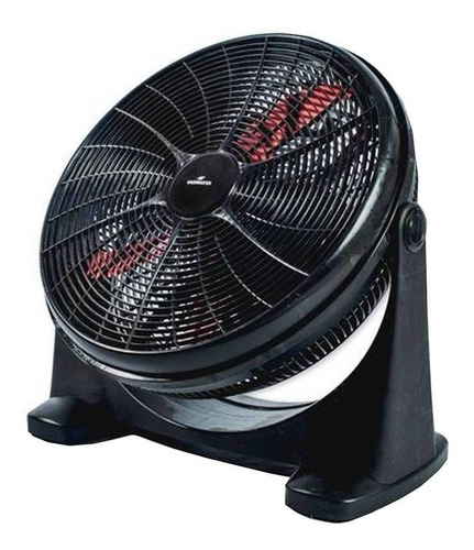 Imagen 2 de 2 de Ventilador de piso Kacemaster Turbox 50 turbo negro con 5 palas de plástico, 20" de diámetro 220 V