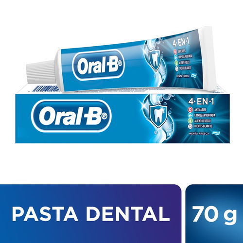 Pasta Dental Oral B 4 En 1 Crema Dental 70g